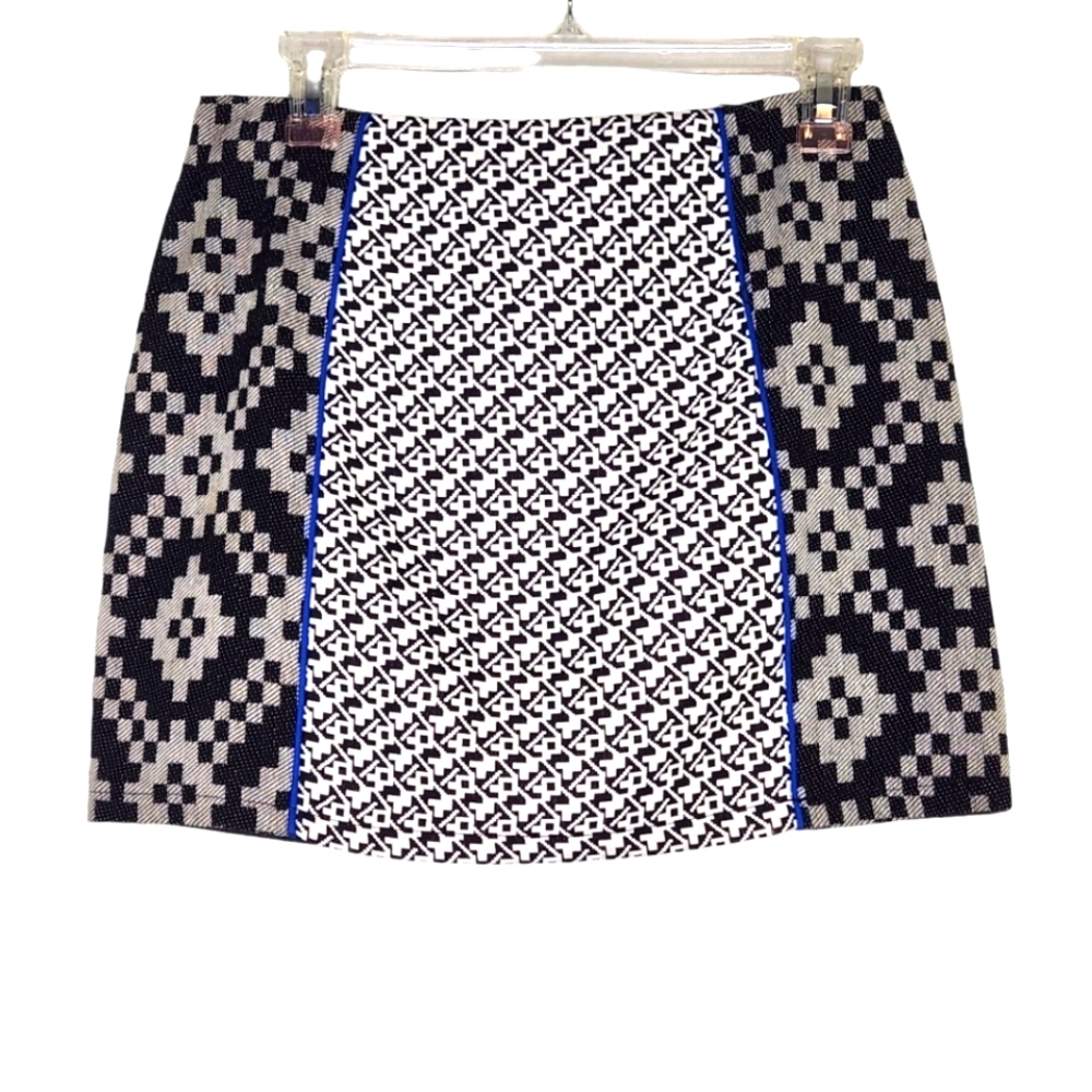 NWT Billy for Flying Tomato Aztec Boho Mini Pencil Skirt Size Large
